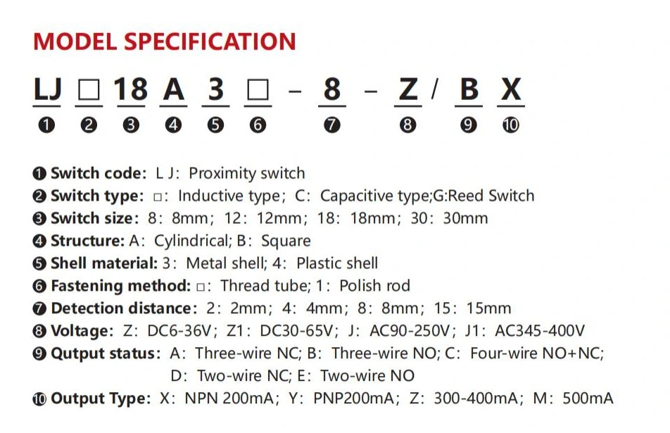 Factory Price Namur Fungsi Geya IR Switch Hall Effect Light Photoelectric Proximity Sensor