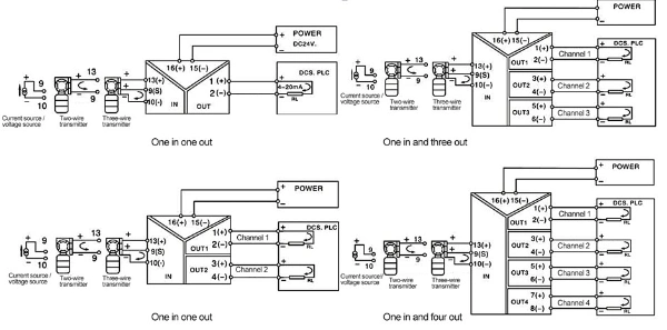 4-20mA Ai Analog Input Signal Acquisition Analog Inputs Signal Isolator