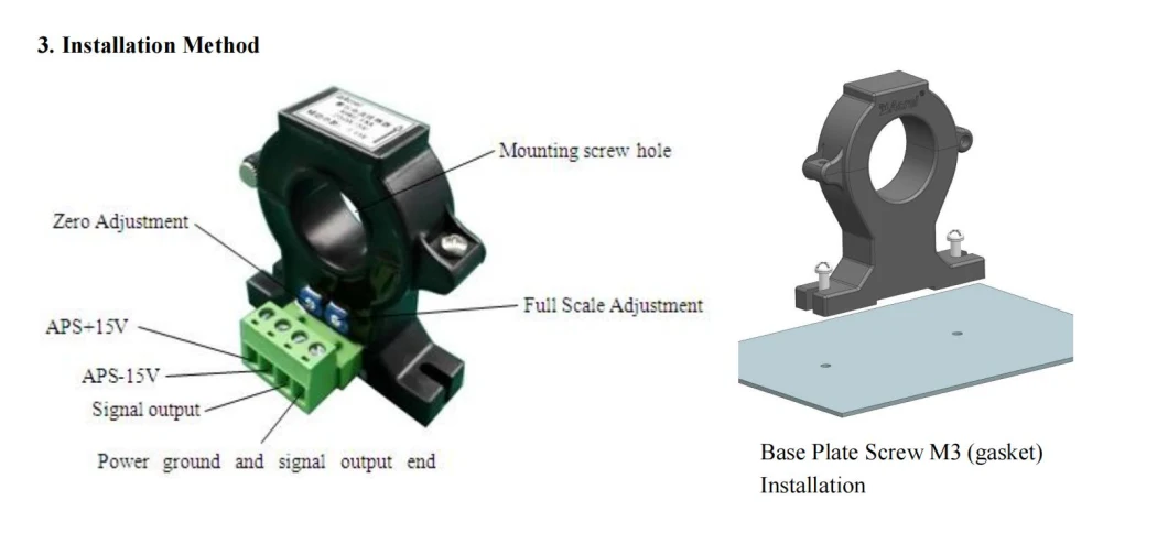 Ekba Series Current Transformer Split Core Hall Effect Current Sensor