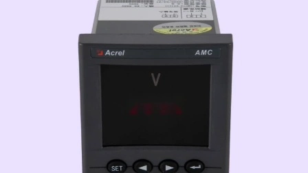 Acrel 0.5 클래스 단상 전류계 전류 측정기 LCD 디스플레이 LCD 에너지 측정기 Amc72L-Ai AC 100V, 패널 크기 75x75 옵션 RS485