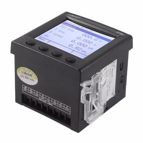 모듈형 디자인의 Acrel 다기능 파워미터 Apm810
