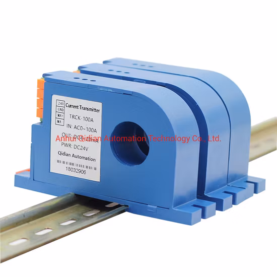 재고 DC 전력 변환기 0-2000A/0-1000A/0-800A/0-500A/0-200A 입력 4-20mA 0-10V 1-5V 출력 22mm 구멍이 있는 DC24V 전원 공급 장치 판매