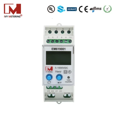 그리드 상의 단상 RS485 Modbus PV, 양방향 스마트 DC 태양 에너지 계량기